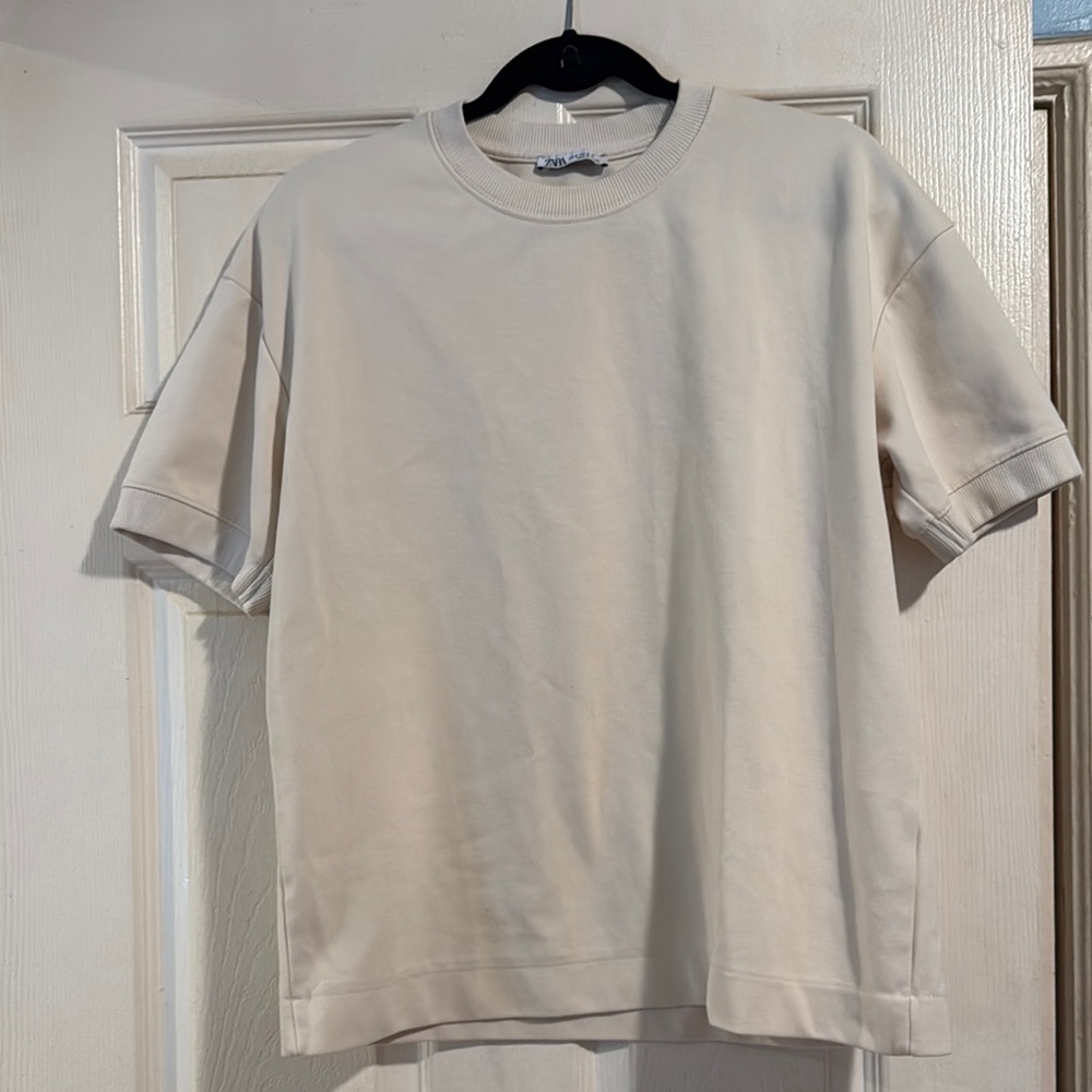 Men's Heavyweight Beige T-Shirt